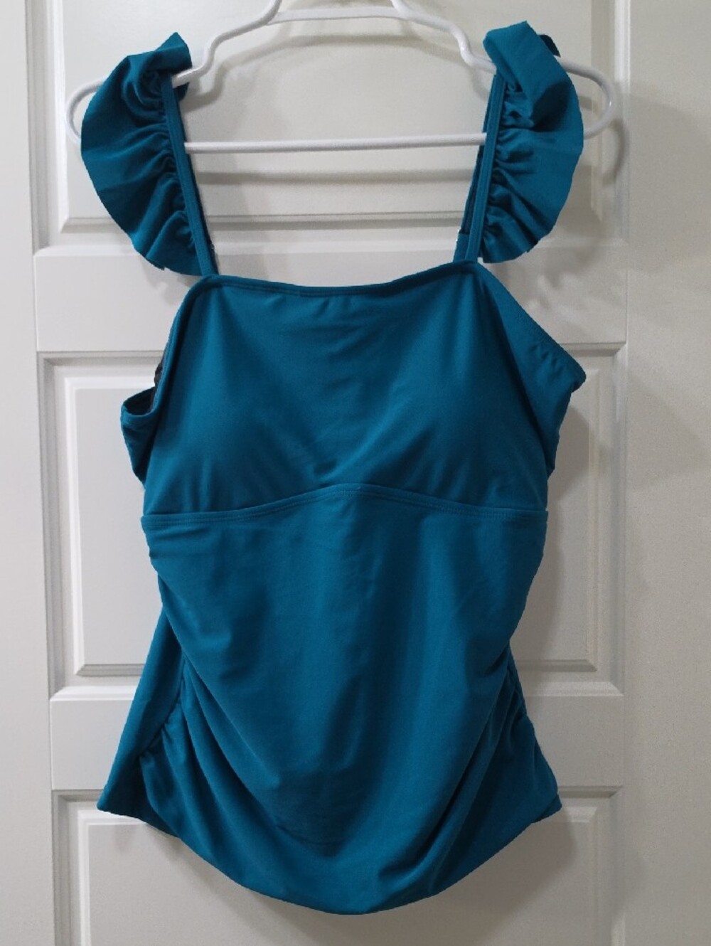 💙 Kate Kasin Teal Ruffle‑Strap Two‑Piece Swimsuit – Women’s - Large 💙 - Picture 2 of 7